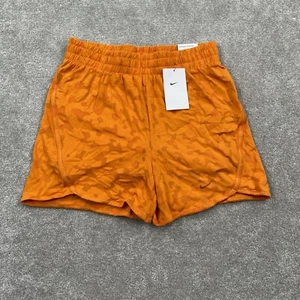 Nike Youth Girls Breezy Athletic Flow Shorts Size XL Orange FB1095 High Waist - Picture 1 of 10