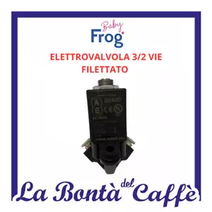 RICAMBIO ORIGINALE ELETTROVALVOLA 3/2 VIE FILETTATO X MACCHINA CAFFE' BABY FROG - Picture 1 of 4