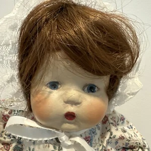Vtg. 12” Composite Doll With Painted Face - Bild 1 von 5