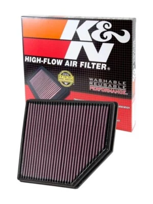 K&N Air Intake Filter 33-2418 For 2008-2016 Volvo XC60 XC70 3.0L 3.2L & More - Image 1 of 2