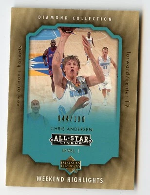 F799 CHRIS BIRDMAN DIFFEREN 2004-05 COLECCIÓN DE DIAMANTES ORO 44/100 RARO SP Foto 1 de 2