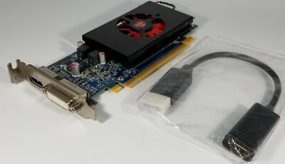 Dell AMD Radeon HD 7570 1GB GDDR5 DVI DisplayPort to HDMI Adapter Windows 10 SFF - Image 1 of 4