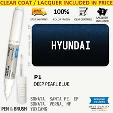 P1 Touch Up Paint for Hyundai Blue SONATA SANTA FE EF VERNA NF YUXIANG D2 DEEP P