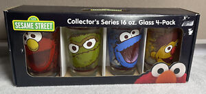 Sesame Street Collector's Series Pint Glass ICUP Elmo Oscar Ernie Cookie Monster