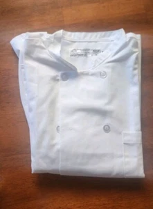 (5) Red Kap Eight Button Chef Coat with Thermometer Pocket XXL - Picture 1 of 11