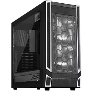 Silverstone RL05BW-W (White Trim + Window) ATX/MATX 2 x 140mm LED Fan Mid Tower - Picture 1 of 3