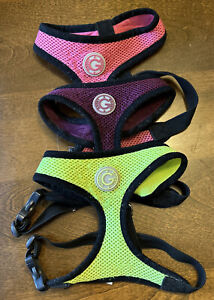 Lot Of 3 GOOBY Dog Padded Harness - Soft Mesh  with Breathable Mesh Small