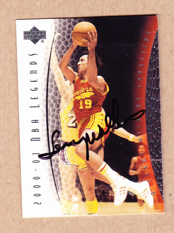 Lenny Wilkens signed 2000-01 Upper Deck NBA Legends card #46-Cleveland Cavs(Dec) - Image 1 of 1