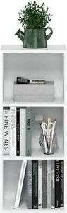 Furinno Luder Bookcase / Book / Storage , 3-Tier, White | new in box - Picture 1 of 2