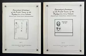 2 Vols. Specialized Catalogues Postal Issues Of The Ryukyu Islands Softcover - Picture 1 of 10