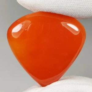 46.28 Ct Natural Fanta Orange Carnelian Pear Beautiful Shape"Brazil-A1296 - Picture 1 of 2