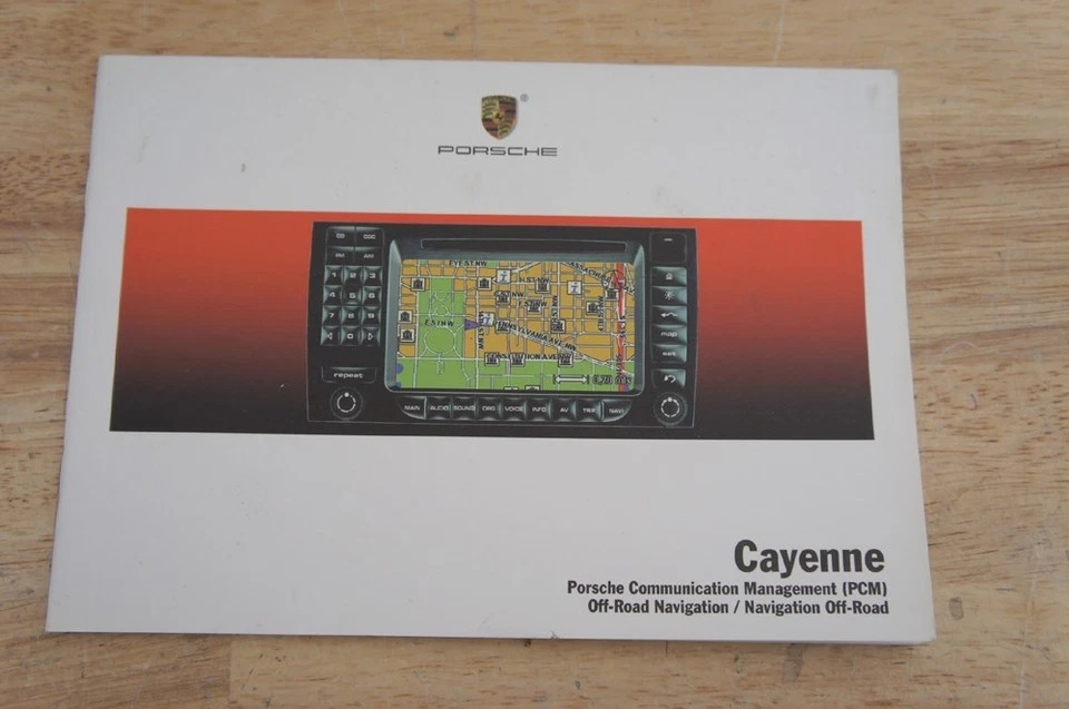 OEM 2003 2004 Original Porsche Pcm CAYENNE S Turbo Navegación Libro Manual Guía - Imagen 1 de 1