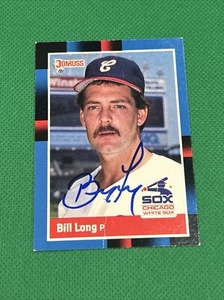 Bill Long Signed Leaf Donruss Autograph Auto 1988 Card #306 - Picture 1 of 6