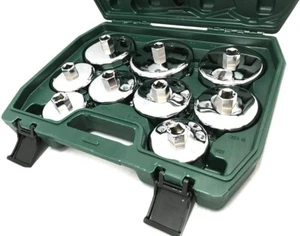 14er Set Chrom Schlüssel Demontage Ölfilter Auto Becherschlüssel zum Ausbauen - Bild 1 von 2