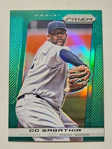 CC Sabathia - 2013 Panini Prizm Prizms Green Insert Card - Bild 1 von 2