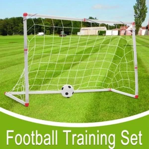120CM Kids Child Football Soccer Practice Goal Post Net Ball Toy Indoor Outdoor~ - Picture 1 of 16