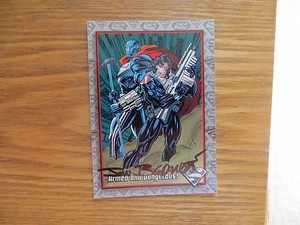 1993 SKYBOX DC THE RETURN OF SUPERMAN CARD # 71 SIGNED JON BOGDANOVE, WITH POA