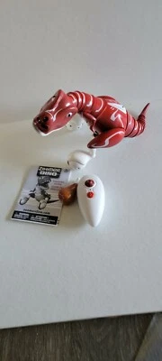 Zoomer Dino Krimson Red Remote Control Dinosaur Robot Toy Spin Master Read - Image 1 of 4