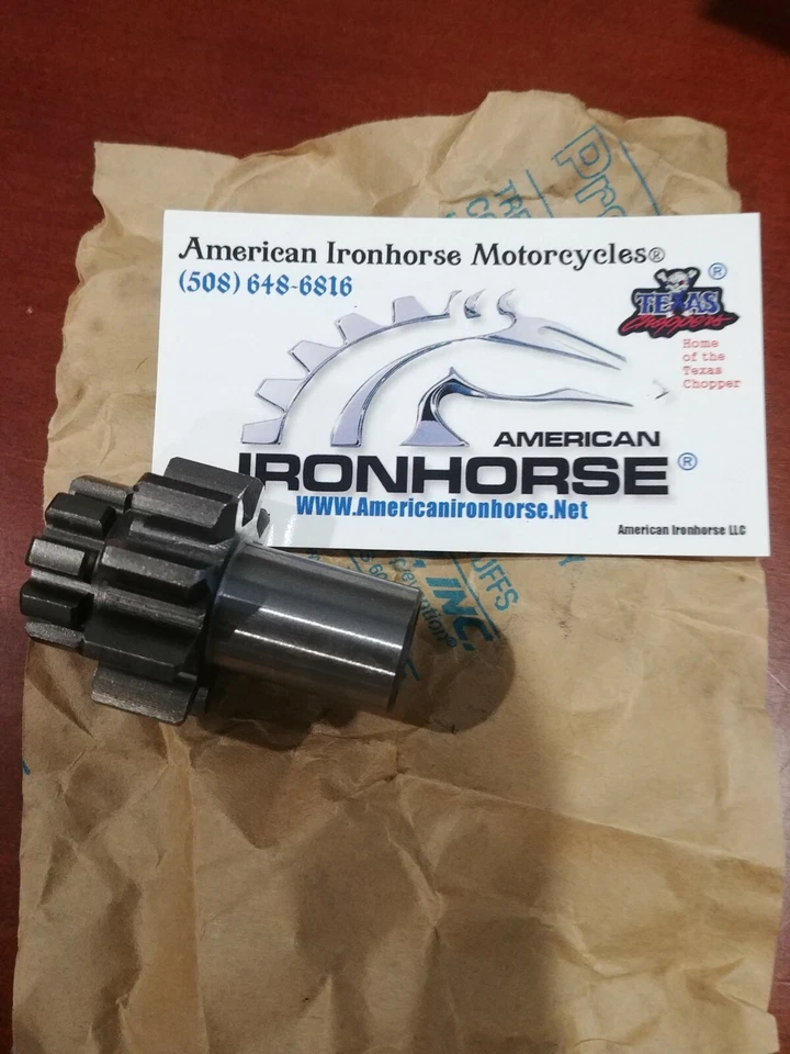 AMERICAN IRONHORSE JACK SHAFT STARTER PINION GEAR 2002-up With 9t - Image 1 of 1