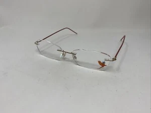 MAUI JIM MJO 2003-31 53/17/140 GOLD PINK RIMLESS EYEGLASSES MP71 - Picture 1 of 7
