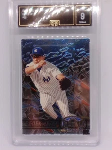 Derek Jeter 1997 Fleer Metal Universe #118 GMA 9 Mint Graded MLB Card - HOF - Picture 1 of 5