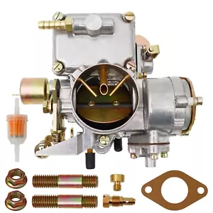 34 PICT-3 Carburetor w/ Gasket 12V Electric For VW Beetle 113129031K 34PICT3 - Picture 1 of 11