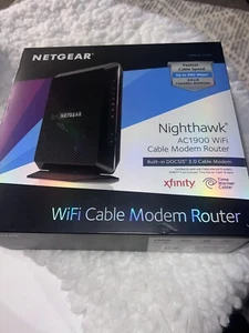 NETGEAR Nighthawk AC1900 4 Wireless-Wi-Fi 802.11ac Router - C7000-100NAS - Afbeelding 1 van 3