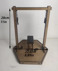 DIY 1/6 /12 Female Soldier SM Props Open Leg Wooden Model BJD Scene Accessories  - Picture 1 of 8