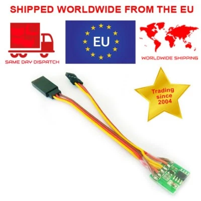 RC Servo Signal Reverser Rotation Inverters for JR Futaba Aerplane V-Tail - Image 1 of 4