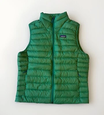 Patagonia 男式羽绒毛衣背心颜色收集绿色男式尺寸 2XL XXL — 第 1/4 张图片