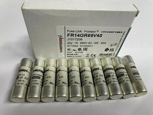 MERSEN FERRAZ SHAWMUT FR14GR69V40 40A 690V Fuse JPSF927 Qty of 1/5/10 - Picture 1 of 7