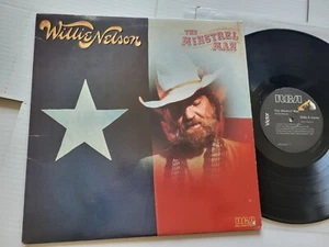 WILLIE NELSON - The Minstrel Man 1981 COUNTRY Folk SSW LP vg/ex - Imagen 1 de 5