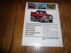 Ford Trucks F C B & T V-Series Diesels Ad Advertisement - Vintage - Imagen 1 de 1