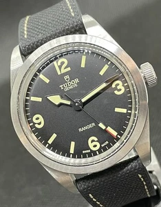 Orologio Uomo Tudor Ranger M79950-0002 Automatico Quadrante Nero C0310-W009 - Foto 1 di 16