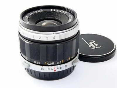 Lente principal gran angular Olympus PEN G.Zuiko Auto-W 20 mm F3.5 excelente ... - Imagen 1 de 4