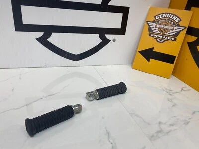 OEM🔥88-23 Genuine Harley-Davidson Black Rubber Foot Pegs🔥 - Image 1 of 4