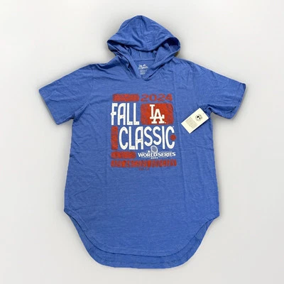 Los Angeles Dodgers Hoodie Mens Large 2024 World Series Trip-Blend T-Shirt - Image 1 of 4
