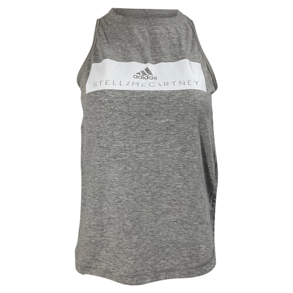 Camiseta sin mangas Stella Mccartney X Adidas en algodón para mujer gris Xs Foto 1 de 4