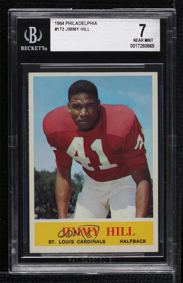 1964 Philadelphia Jimmy Hill #173 BGS 7 - Image 1 of 2