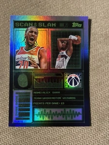 ALEX SARR 2025-26 Topps Basketball Blackout Parallel Target Scan & Slam - Picture 1 of 2