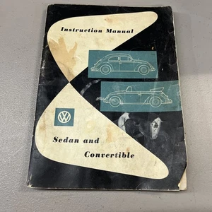 1960 VW VOLKSWAGEN BEETLE SEDAN & CONVERTIBLE ORIG OWNERS MANUAL BOOK Vintage - Picture 1 of 7