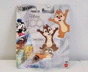 Hot Wheels Character Cars Disney 100 Chip 'N Dale Diecast Car New Rare 2022 - Picture 1 of 3