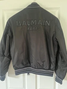 Authentic Balmain Mens Bomber jacket - Size S - Picture 1 of 5