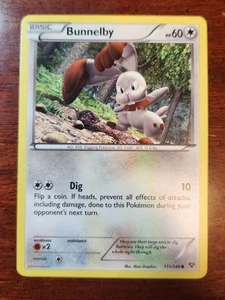 Bunnelby Pokemon Karte, XY Set 111/146 - Bild 1 von 2