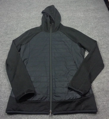 Icebreaker 260 Merino Hoodie Men M Black Wool Midweight Full Zip Jacket - Image 1 of 4