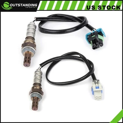 ?2pcs Upstream & Downstream Fits 2007 GMC Sierra 3500 HD 6.0L O2 Oxygen Sensor - Изображение 1 из 4