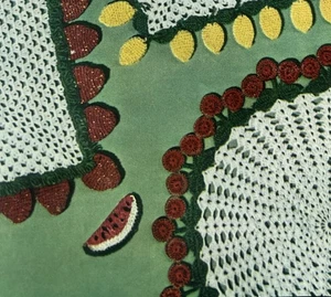 Vintage 1950's Doily Crocheting Pattern Irish Motif WATERMELON SUGAR DOILY 15" - Picture 1 of 1