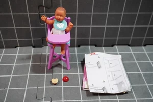 Zuru 5 Surprise My Mini Baby Series 2 Baby With Purple Highchair And Accessories - Picture 1 of 9