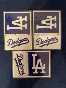 1982 Fleer - Team Stickers Inserts Los Angeles Dodgers Emblem Lot Of 3 Champs - Picture 1 of 2