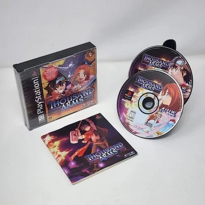 Thousand Arms (Sony PlayStation 1 PS1) CIB Complete w/ Reg Card - TESTED - Image 1 of 4